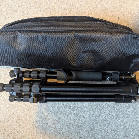 Heavy Duty Tripod for Camera and Phone, H85 Camera Monopod Tripod, DSLR Binocula - Picture 4 of 10